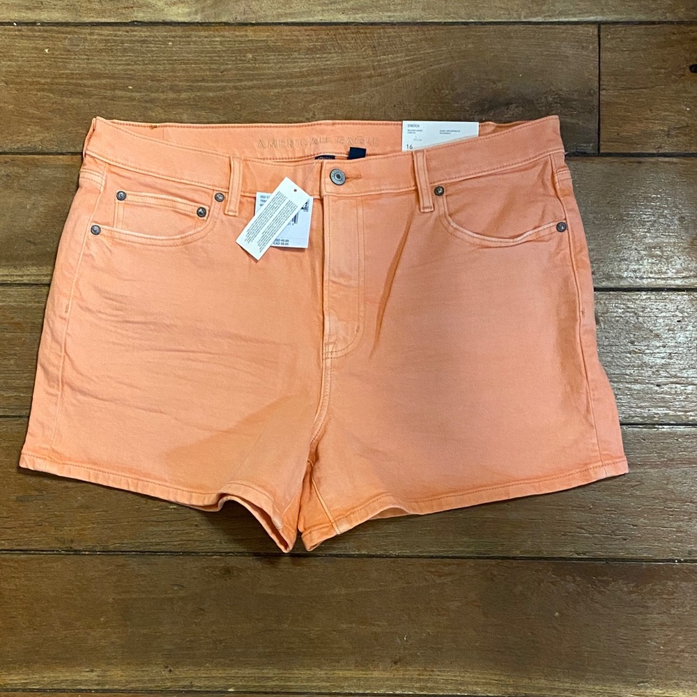 American Eagle Relaxes Women's Peach Jean Shorts